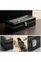 Watch Storage Box with 6 Slots Luxury Leather Glass Lid Stylish Design - 5