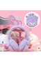 Children's Sweet Kuromi Big Ear Autumn and Winter Windproof Warm Earmuff - 3