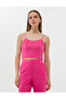 Pink Crop Top Sleeveless Blouse 50269351-Vr023