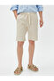 Chino Shorts with Lace Waist Pocket Cotton - 3