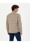 Khaki Slim Fit Long Sleeve Shirt 50274113-Vr027 - 5