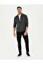 Black Slim Fit Canvas Trousers 50278439-Vr046