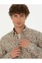 Khaki Slim Fit Long Sleeve Shirt 50274113-Vr027 - 2