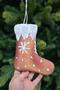 Realistic Christmas Stocking Shaped Christmas Tree Ornament with Cookie Appearance 16cm - 4