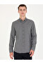 Gray Slim Fit Long Sleeve Shirt 50274660-Vr024 - 2