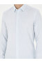 Light Blue Slim Fit Long Sleeve Shirt 50283503-Vr095 - 6