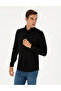 Black Slim Fit Long Sleeve Shirt 50284109-Vr046