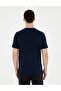 Navy Blue Regular Fit 100% Cotton Crew Neck T-Shirt 50285220-Vr033 - 5