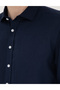 Dark Navy Linen Regular Fit Shirt 50284915-Vr100 - 7