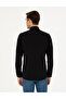 Black Slim Fit Long Sleeve Shirt 50284109-Vr046 - 5