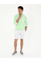 White Regular Fit Knitted Shorts 50284172-Vr013