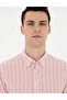 Pink Slim Fit Long Sleeve Shirt 50284400-Vr186 - 2