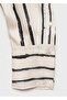 Striped wrap blouse - 6