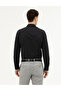 Black Slim Fit Long Sleeve Shirt 50285594-Vr046 - 5