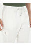 Ecru Carrot Fit Sweatpants 50285402-Vr019 - 5