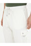 Ecru Carrot Fit Sweatpants 50285402-Vr019 - 6
