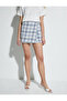 Mini Tweed Shorts Skirt Normal Waist Buttoned - 3