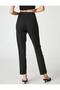 Cigarette Trousers Slim Leg Pocket High Waist - 4