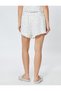 Shorts Pajama Bottoms Floral Lace Waist Ruffle - 4