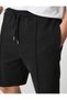 Basic Shorts Slim Fit Sewing Detailed Pockets Tied Waist - 5