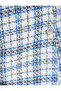 Mini Tweed Shorts Skirt Normal Waist Buttoned - 6