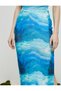 X Selected by Şahika Ercümen - Midi Pareo Skirt with Marine Theme - 6