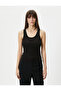 Ribbed Undershirt U-Neck Thick Strap - 3
