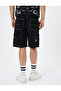 Cargo Shorts Pocket Sewing Detailed Buttoned Cotton - 4