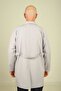Tall Shirt Collar Alpaca Fabric Men's Apron - Gray - 4
