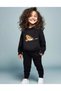 Unisex Children's Set - Nursery Primary School and Kindergarten with Hood and Pants, Sober Print - 2