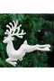Christmas Ornament White Color Christmas Pine Tree Deer Ornament 12 cm 2 Pieces - 2