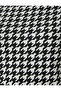 Houndstooth Patterned Stand Collar Sweater - 6