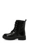 Rusia.F4Pr Black Girl's Biker Boots - 3