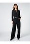 Magnificent Collar Shirt with Glitter Tulle Detail Long Sleeve - 2