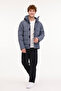 Ml Downey Coat 4Pr Aviator Blue Melange Men's Short Coat - 3