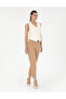 Beige Fabric Trousers 50289436 -Vr011 - 3