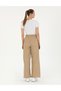 Beige Textured Flare High Waist Fit Trousers 50289354-Vr011 - 4