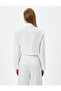 Crop Blazer Jacket Buttoned Double Breasted - 4