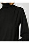 Turtleneck Sweater Balloon Sleeve - 5