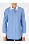 Blue Comfort Fit Long Sleeve Shirt 50292249 -Vr036 - 6