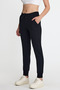 Women's 2 Thread Knitted Jogger Sweatpants with Elastic Legs - 4