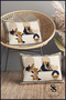 2-Piece Rectangular Throw Pillow Cover with Modern Ethnic Objects Pattern on Cream Floor - 8