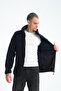 Full Zippered 5 Pocket Men's Fleece Outdoor Jacket - 3