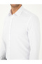 White Slim Fit Dobby Long Sleeve Shirt 50298054-Vr013 - 7