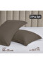 2- Piece Microfiber Pillowcase Set - 50x75 cm with Envelope Closure - 2