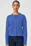 Blue Buttoned Knitwear Cardigan Mg2151 - 2
