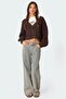 Brown Buttoned Knitwear Sweater Cardigan MG1990 - 6