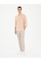 Yavruağzı Linen Blended Regular Fit Long Sleeve Shirt 50287991-Vr053 - 4