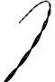 Unisex Black Quality Metal 5-Piece Daily Use and Athlete's Hair Crown - 5