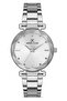 Cut Glass Metallic Women's Wristwatch + Zircon Stone Bracelet Set - 3